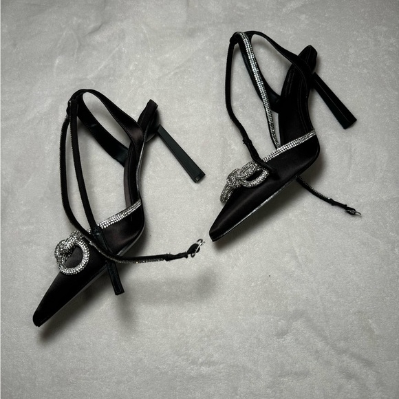 Call it Spring Rhinestone Bow Galaa Heels - Picture 6 of 8